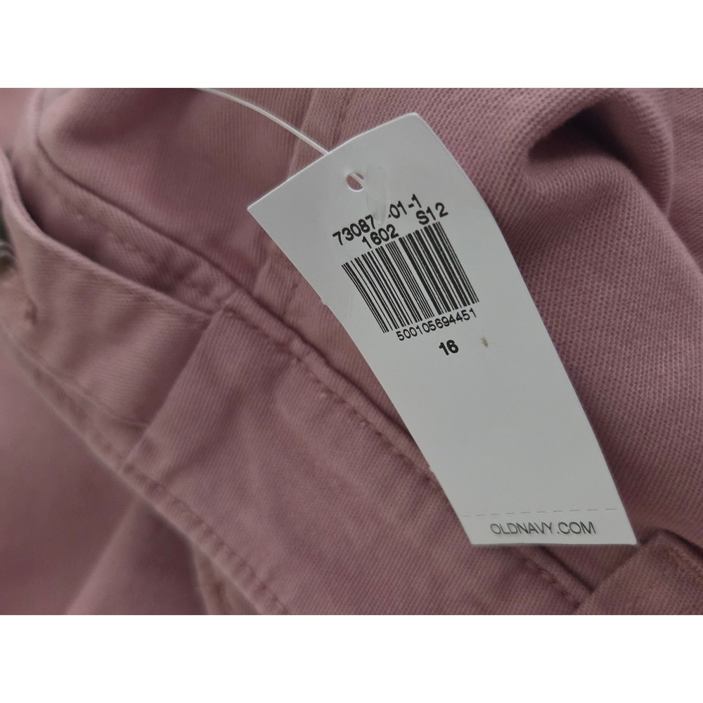 Old Navy Mauve Straight-Leg Trousers - Picture 7 of 8